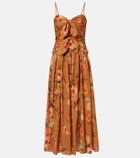 Zimmermann Mahon floral silk maxi dress
