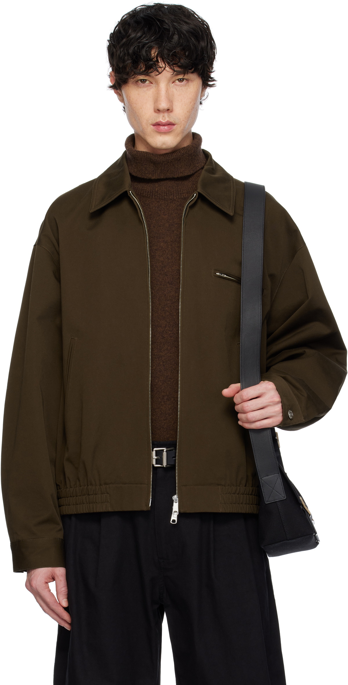 AFTER PRAY Brown Richard Drizzler Jacket