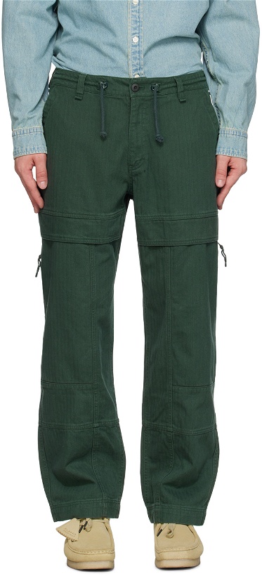 Photo: thisisneverthat Green Zip Cargo Pants