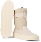 Fear of God - Suede and Canvas High-Top Sneakers - Neutrals