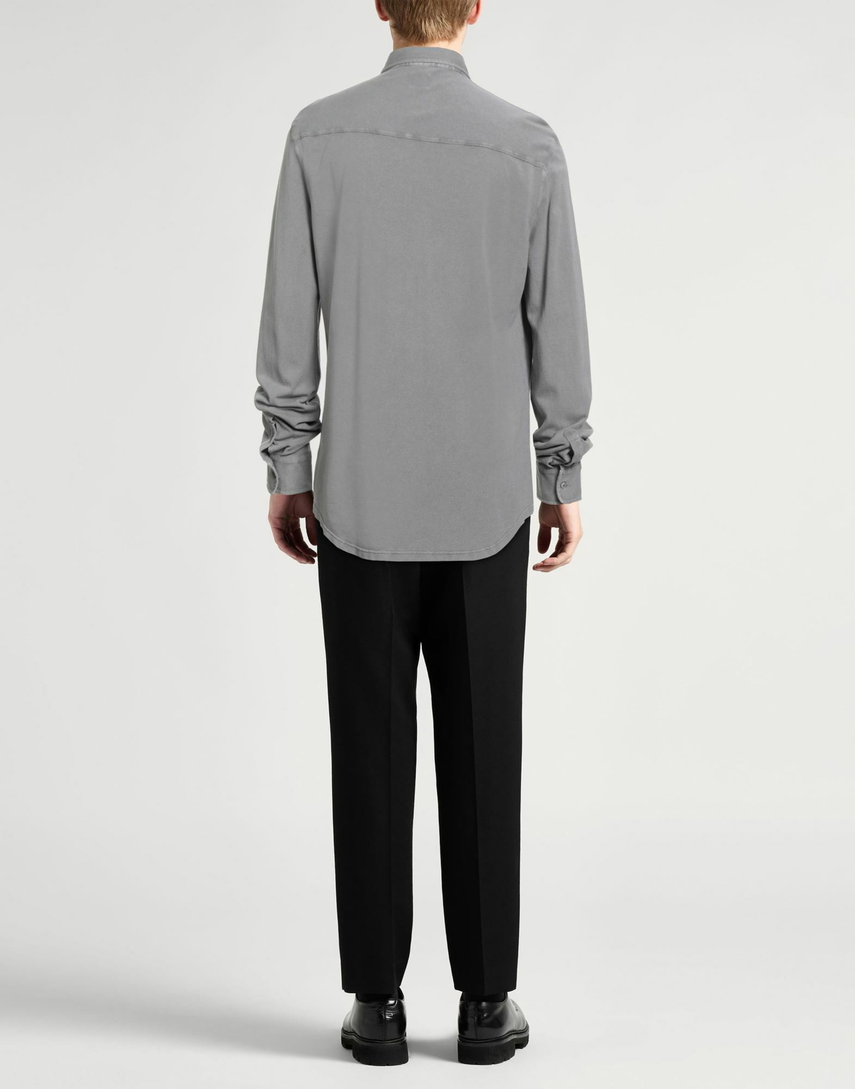 Fedeli Mens Shirt in Grey