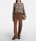 Brunello Cucinelli Cotton corduroy wide-leg pants