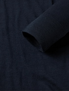 Sunspel - Merino Wool Zip-Up Cardigan - Blue