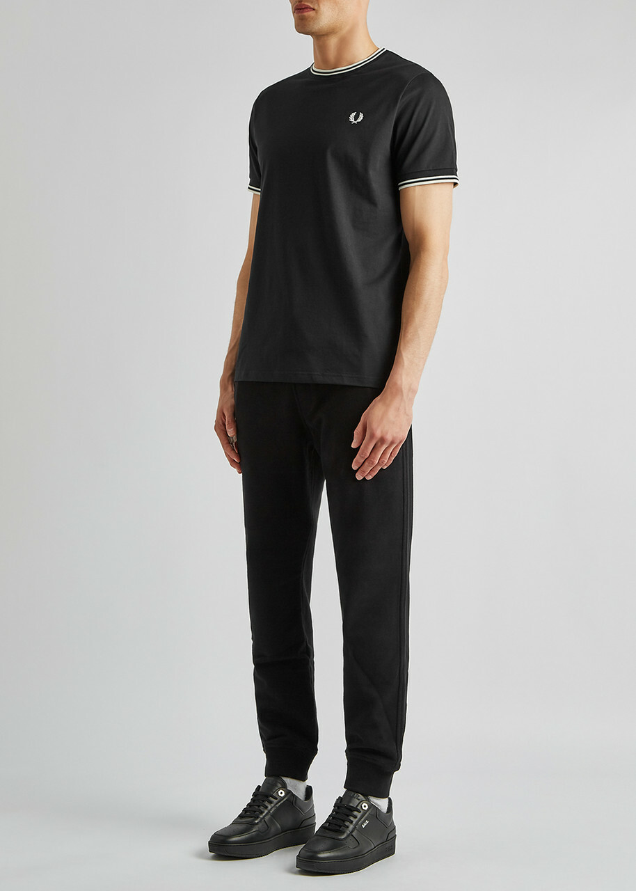 Fred Perry M1588 Black Cotton T-shirt
