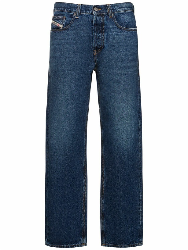 Photo: DIESEL - D-macs Cotton Denim Straight Jeans