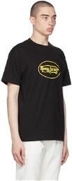 Saintwoods Black Literal Flip T-Shirt