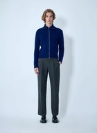 Jil Sander Zip-Up Wool Knit Cardigan