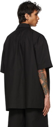 Jacquemus Black 'La Chemise Moisson' Short Sleeve Shirt