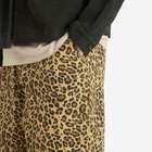 Brain Dead Men's Twill Climber Shorts in Leopard