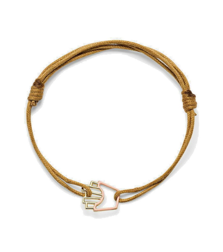 Photo: Aliita Papitas 9kt yellow gold cord bracelet