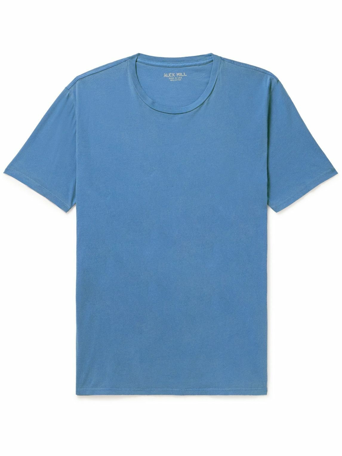 Photo: Alex Mill - Mercer Cotton-Jersey T-Shirt - Blue