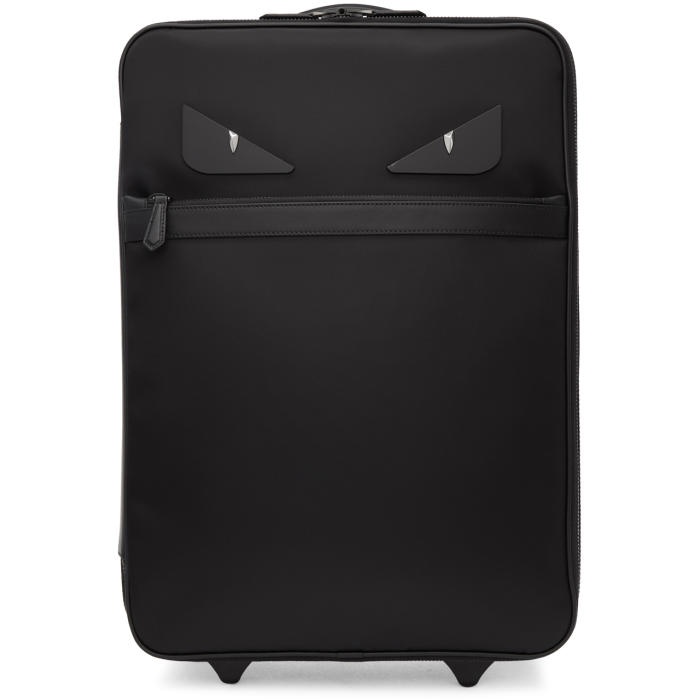 Photo: Fendi Black Bag Bugs Trolley Suitcase