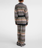 Missoni Zigzag belted cardigan