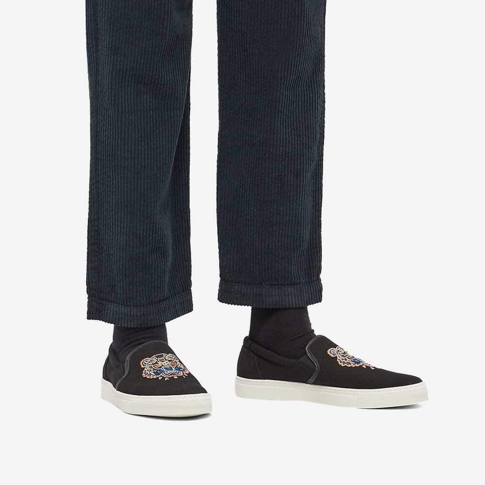 kenzo tiger slip on sneakers