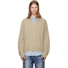 OUR LEGACY Beige Evening Polo Cardigan