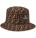 Fendi - Reversible Logo-Print Cotton Bucket Hat - Brown