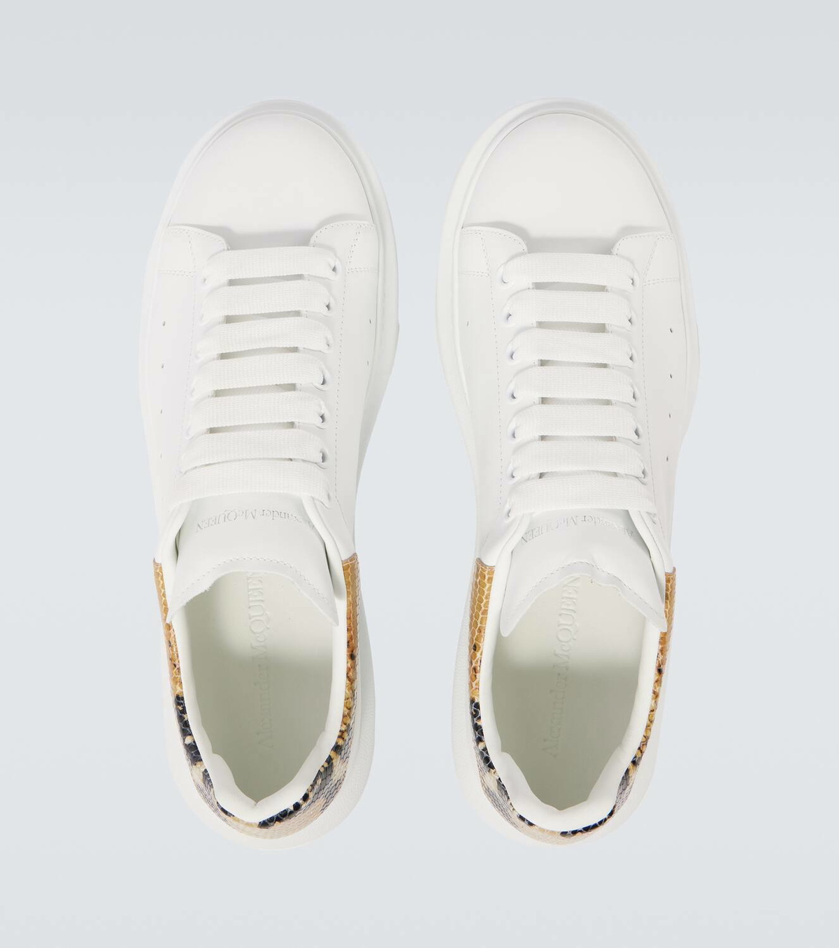 McQueen Oversized leather sneakers Alexander McQueen