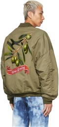 Doublet Green Vegetable Dyed MA-1 Bomber