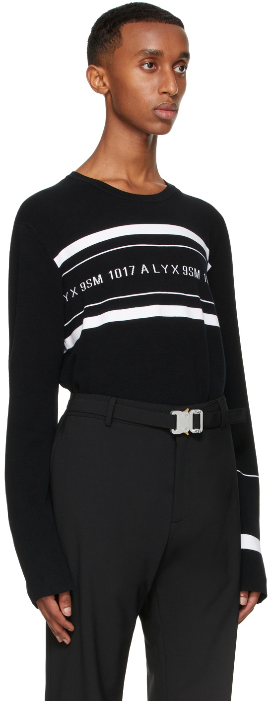 1017 ALYX 9SM Black Band Logo Sweater 1017 ALYX 9SM