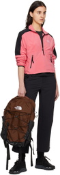 The North Face Pink & Black Half-Zip Sweater