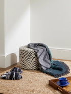 Missoni Home - Moonlight Fringed Metallic Jacquard-Knit Wool-Blend Throw