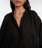 Nili Lotan Marcel oversized cotton voile top