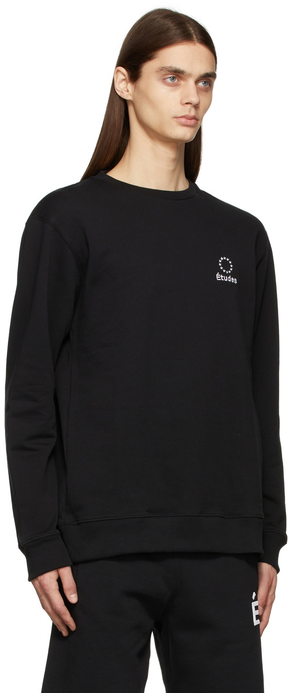 Études Black Story Logo Sweatshirt