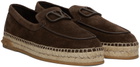 Valentino Garavani Brown Leisure Flows Espadrilles