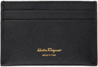 Ferragamo Black Gancini Card Holder