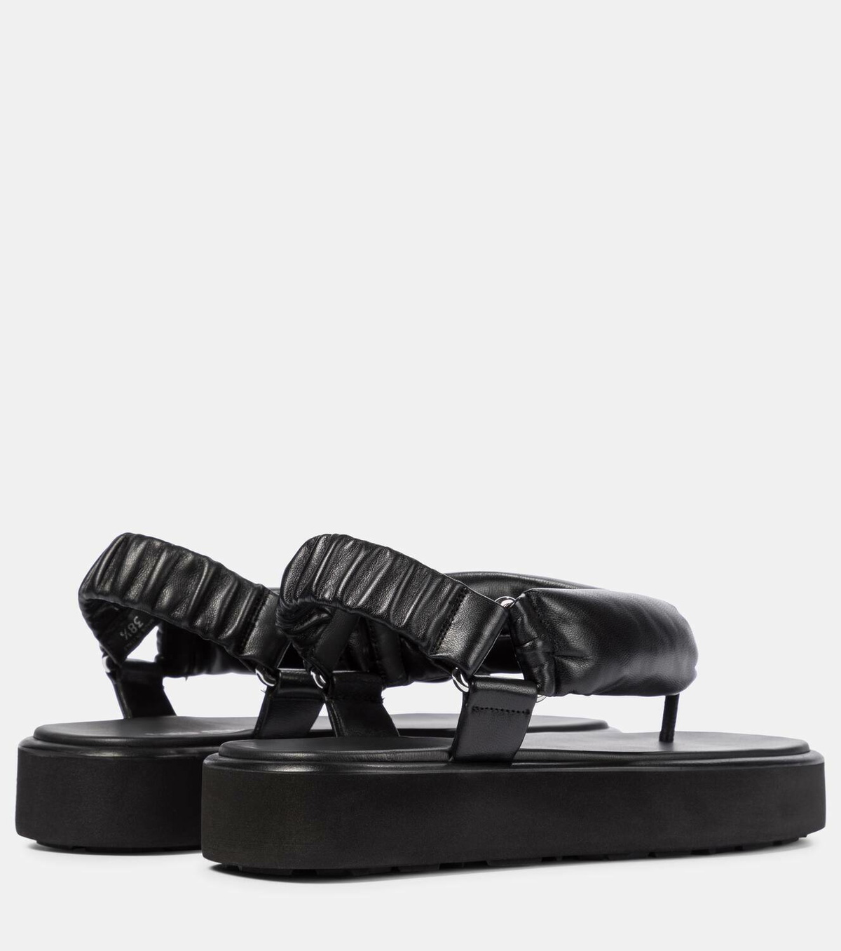 Miu Miu Leather thong sandals