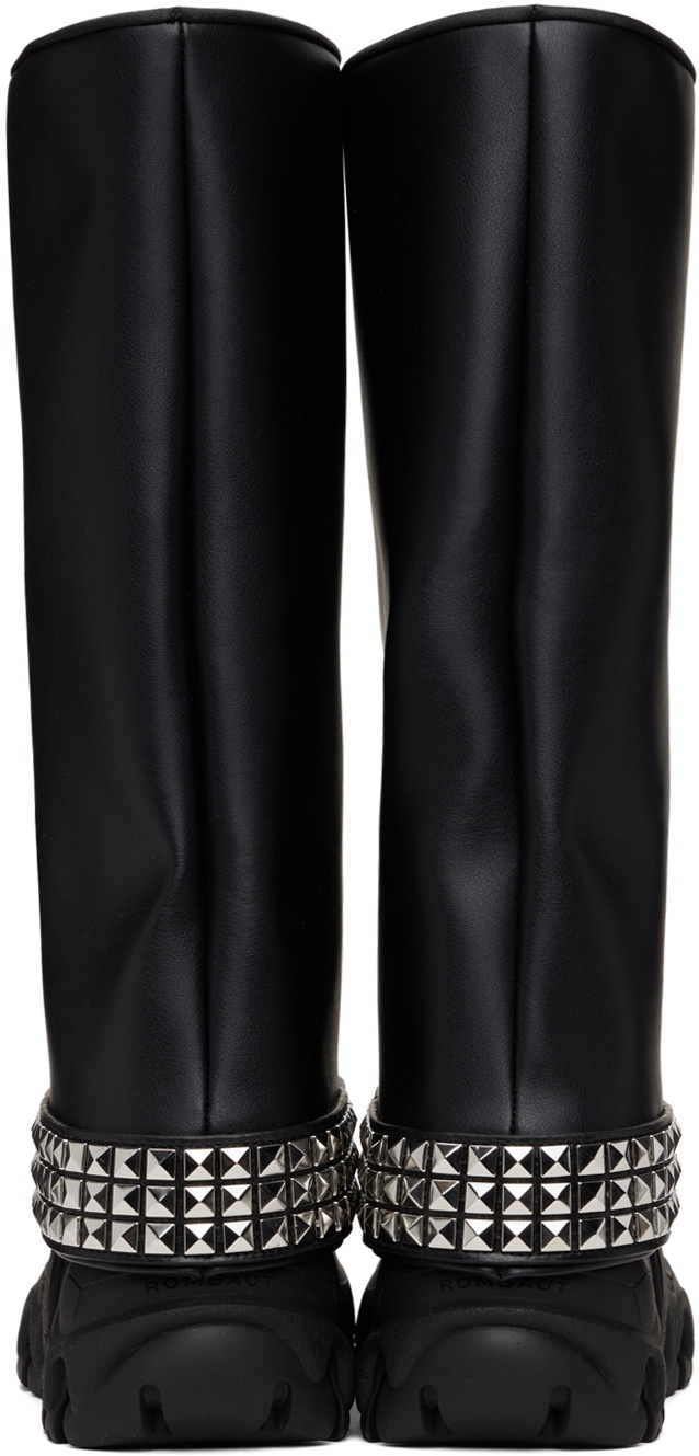 Rombaut Black Boccaccio II Rain Studs Boots