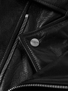 Enfants Riches Déprimés - Rose Slim-Fit Leather Biker Jacket - Black