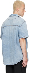 BALMAIN Blue Denim Shirt