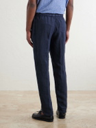 Boglioli - Tapered Linen Trousers - Blue