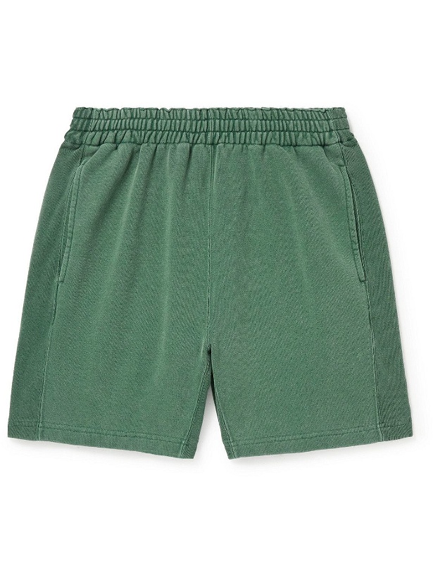 Photo: Remi Relief - Straight-Leg Cotton-Jersey Shorts - Green