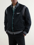 Aimé Leon Dore - Reversible Knitted Cotton-Blend Bomber Jacket - Green