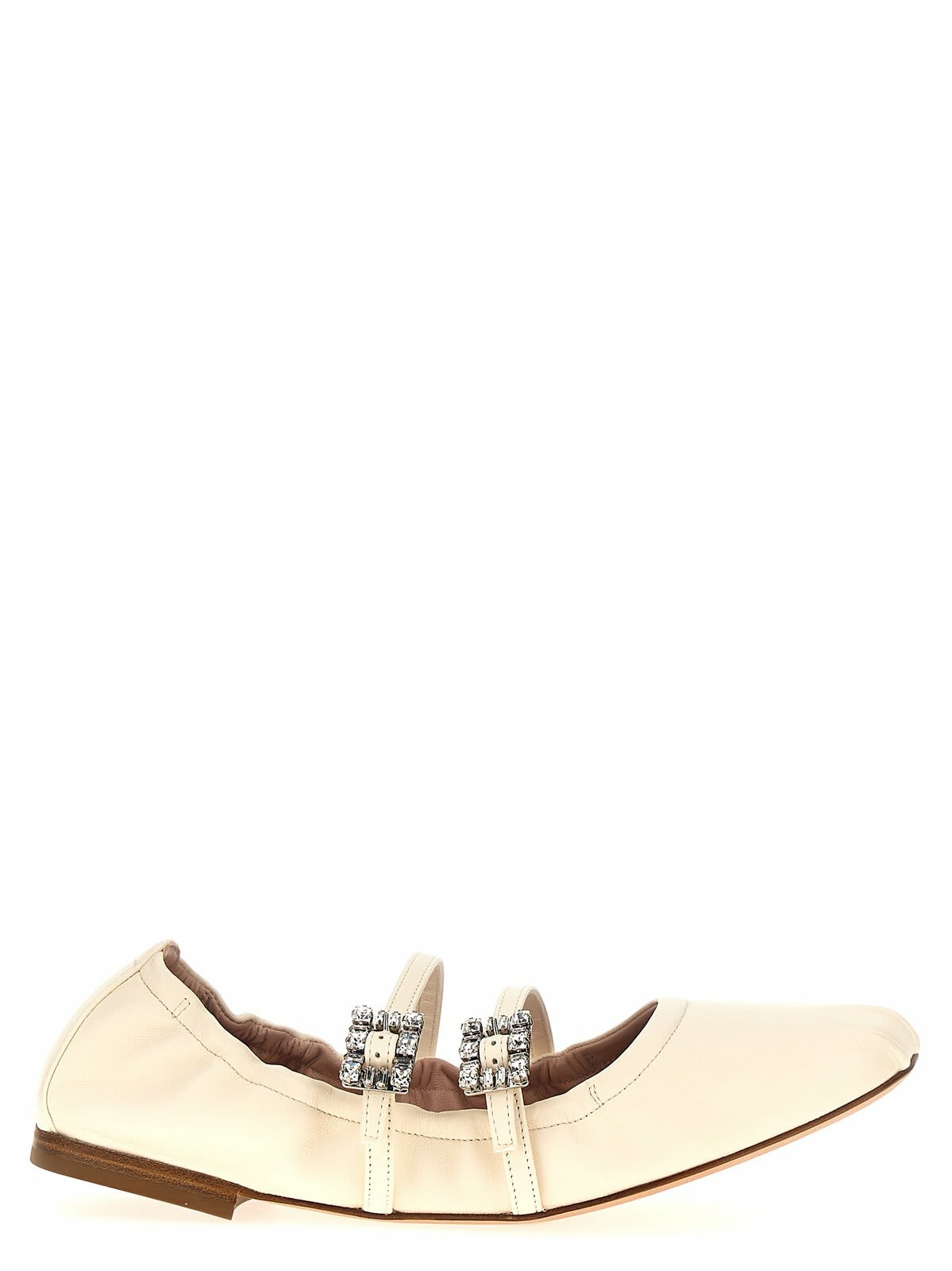 フラットシューズ Roger Vivier Jewel strap ballet flats Roger Vivier Strap Buckle Embellished Ballet Flats Roger Vivier