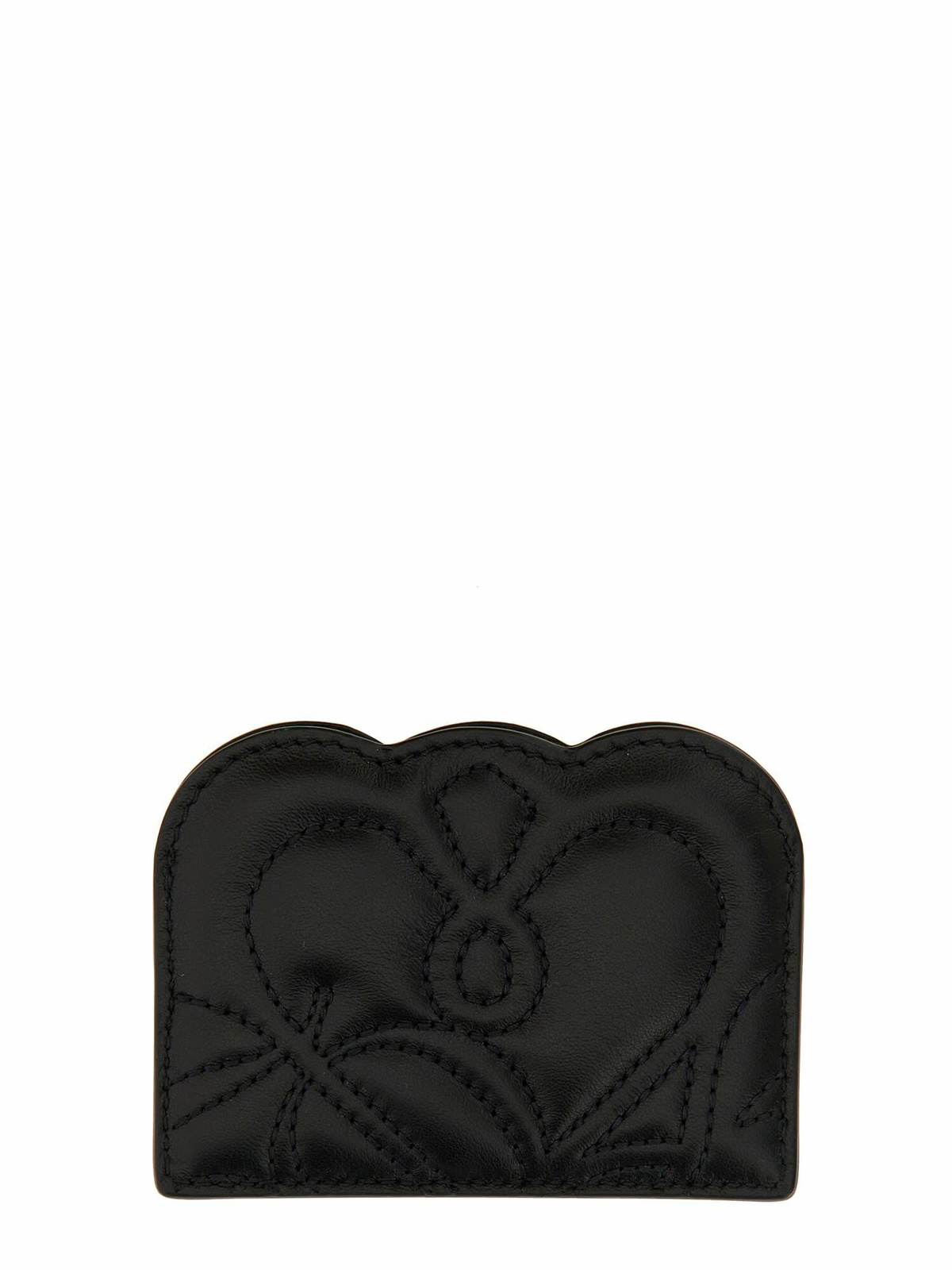 Alexander McQueen Women's Leather Card Holder Black main image 1