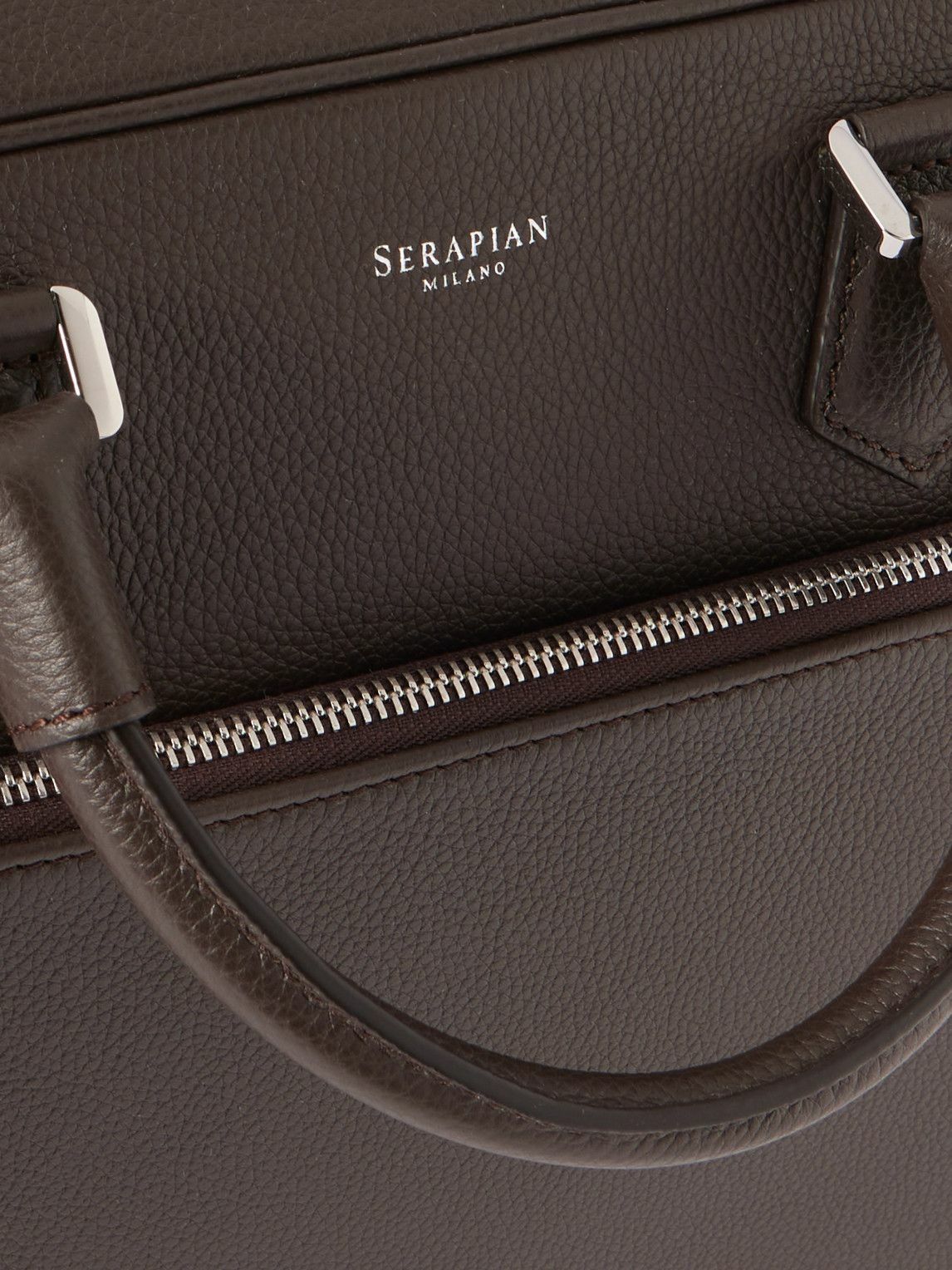 Serapian - Full-Grain Leather Briefcase