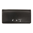 Off-White Black Quote Yen Continental Wallet