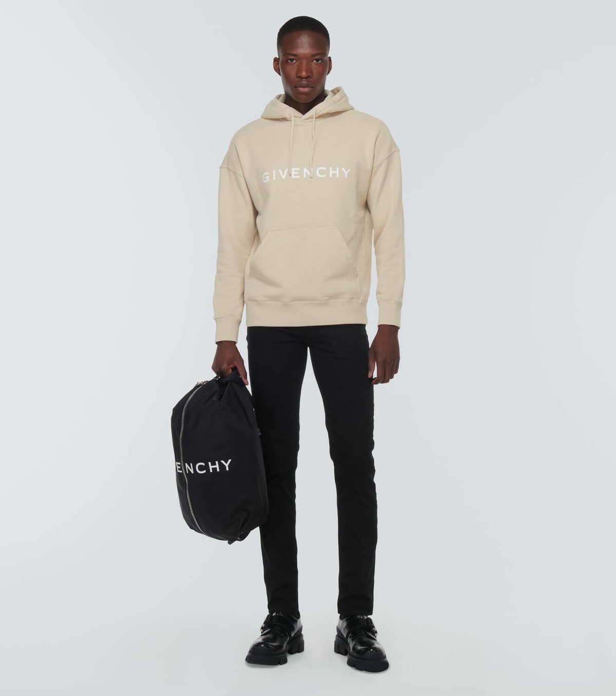Givenchy Archetype logo cotton jersey hoodie Givenchy
