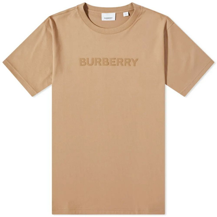 Photo: Burberry Men's Harriston Logo T-Shirt in Camel