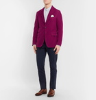 Massimo Alba - Magenta Unstructured Cotton-Corduroy Blazer - Men - Magenta