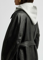 Loop Cashmere Ribbed Cashmere Hood - Light Grey - One Size