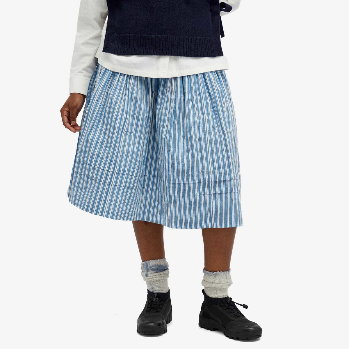 Story mfg. Women's Juniper Skirt in Broadsrairstripe