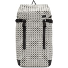 Bao Bao Issey Miyake White and Black Hiker Backpack