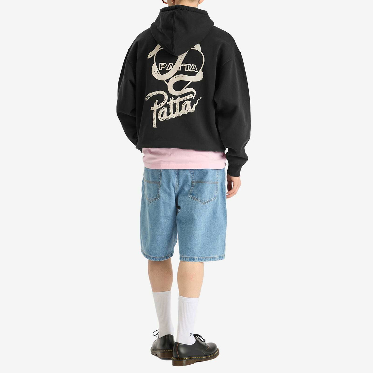 Patta Men's Snake Heart Hoodie in Black