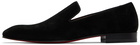 Christian Louboutin Black Dandelion Loafers