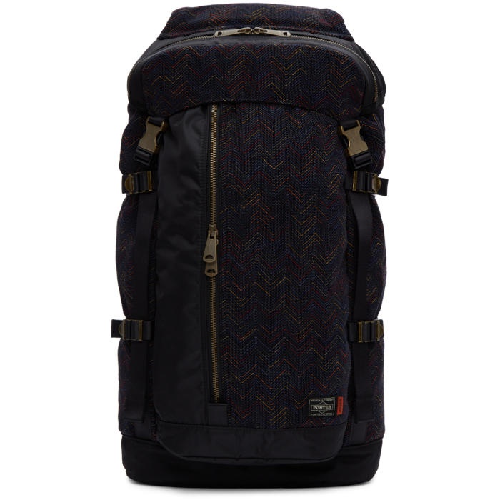 Photo: Missoni Navy Porter Edition Flap Backpack 