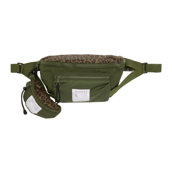 Photo: Satisfy Khaki Army Patchwork Belt Bag